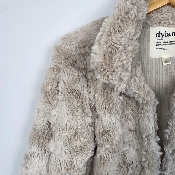 Dylan Los Angeles Faux Fur Mid Coat Medium - Picture 2 of 6